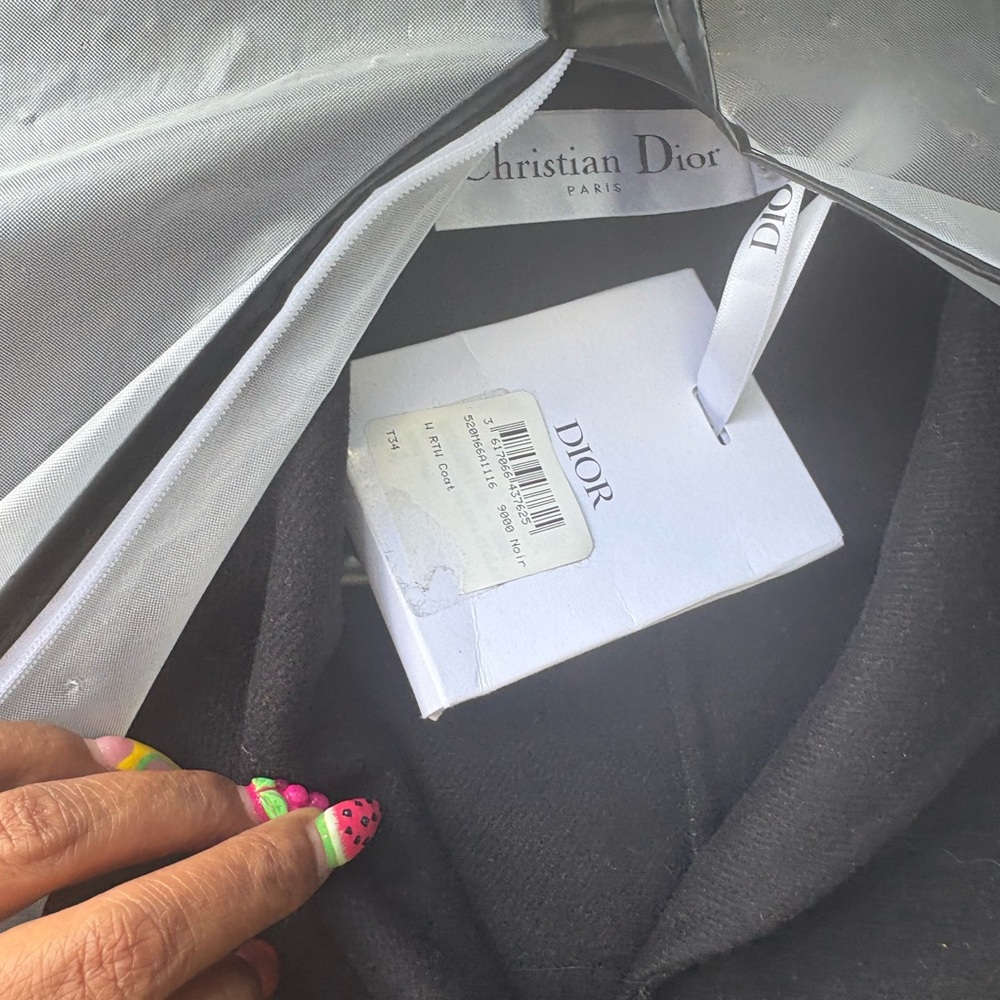 Dior Elegant Black Suit Jacket